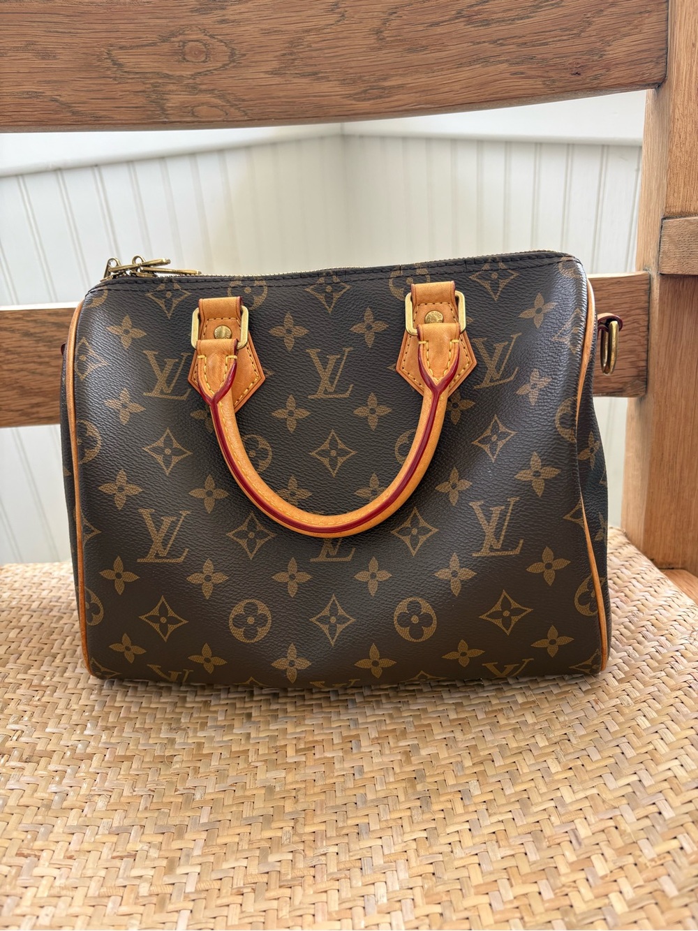 Louis Vuitton Monogram Speedy Bandouliere 25 - Picture 5 of 13